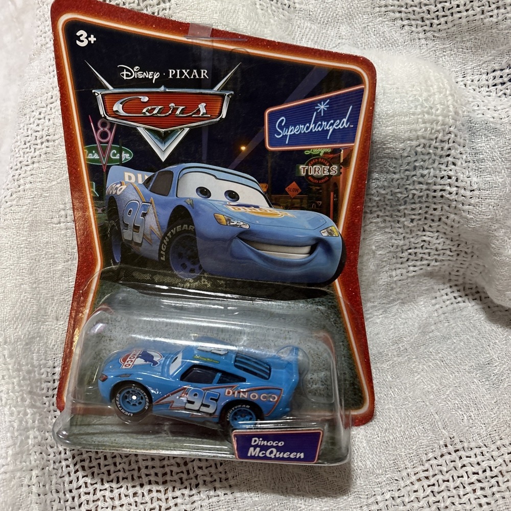 DISNEY PIXAR CARS DINOCO LIGHTNING MCQUEEN 1:55